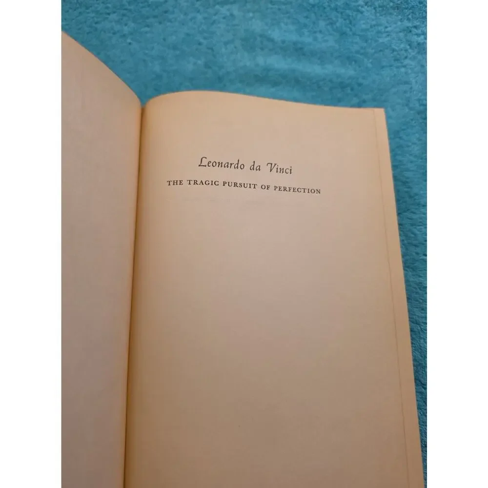 Leonardo Da Vinci The Tragic Pursuit of Perfection Antonina Vallentin 1938 Book